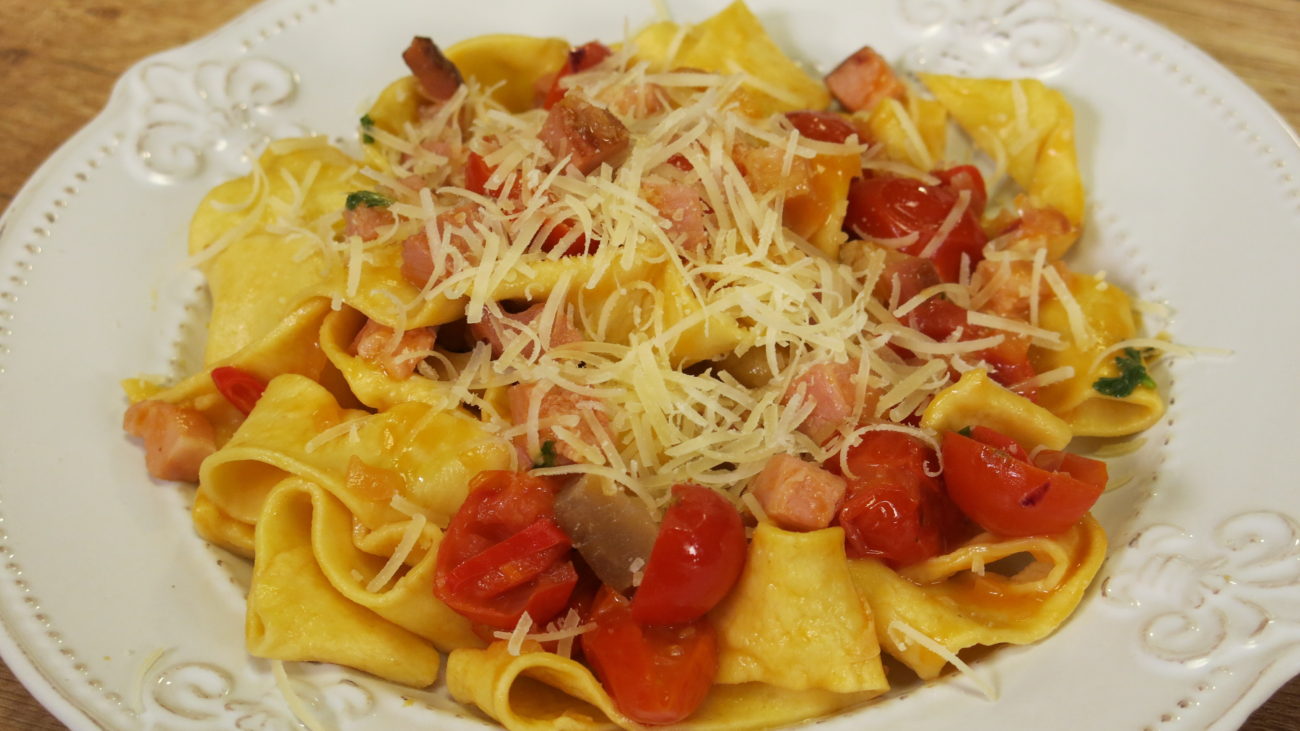 Papardelle  all’Amatriciana
