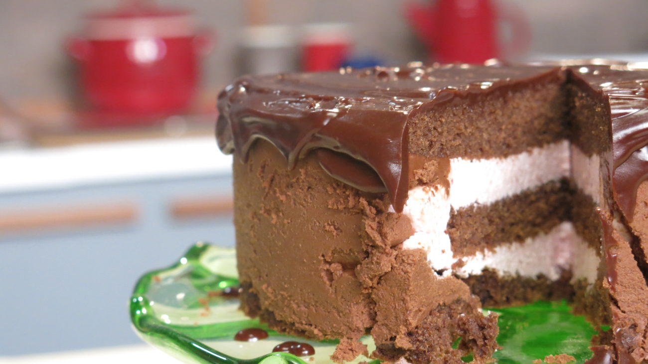Čokoladno čokoladna mini torta