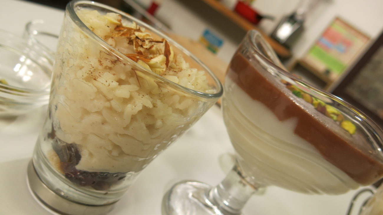 Domaći čokoladni puding od pirinčanog mleka i sutlijaš sa kokosovim mlekom